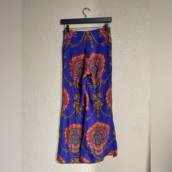 Gucci | Silk Wide Leg Trouser Pant Size: 2 - Picture 7 of 12